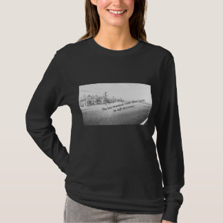 Minimalistische Zwarte & Witte Inspirerende Muurku T-shirt
