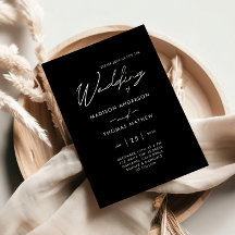 Minimalistische Zwarte Witte Moderne Typografie Tr