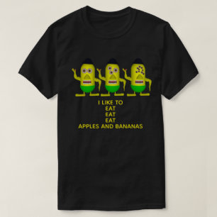 Minimen met tekst T-shirt