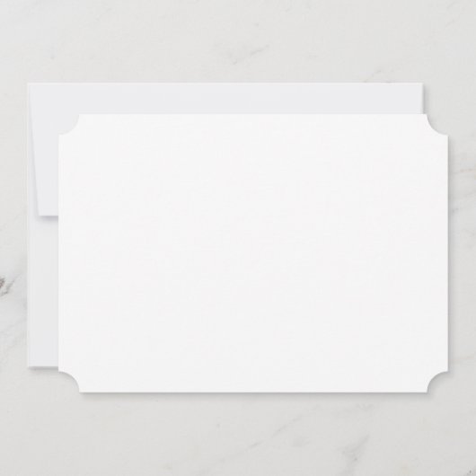 Minimens modern Monogram sparen de Datum Save The Date (Achterkant)