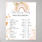 Minimliast Old WiVes Tales Baby shower spel Poster (Voorkant)