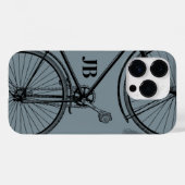  minimonogram fiets Case-Mate iPhone case (Achterkant (horizontaal))