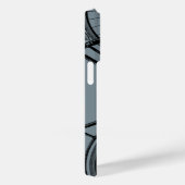  minimonogram fiets Case-Mate iPhone case (Achterkant / Rechts)