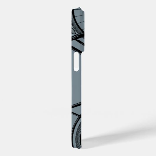  minimonogram fiets Case-Mate iPhone case (Achterkant / Rechts)