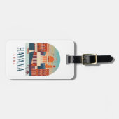 minimumaantal retourreizen in Havana Cuba Bagagelabel (Voorkant horizontaal)