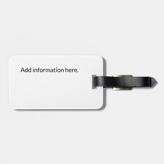  minimumaantal retourreizen in Havana Cuba Bagagelabel (Achterkant horizontaal)