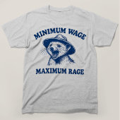 Minimumloon Maximum Woede Opossum Tri-Blend Shirt