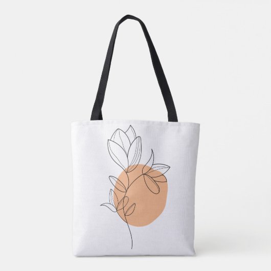 Minimumontwerp voor canvas tas (Achterkant)