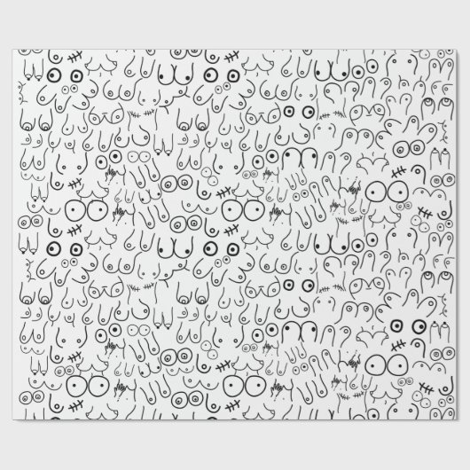 minimumpapier voor het inpakken van borstdamesverp cadeaupapier (Vlak)