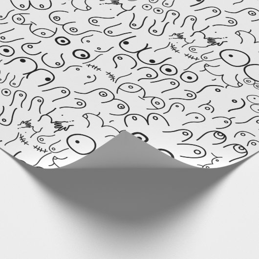 minimumpapier voor het inpakken van borstdamesverp cadeaupapier (Hoek)