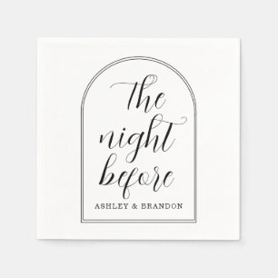 Minimumscript de nacht voor Napkins Servet