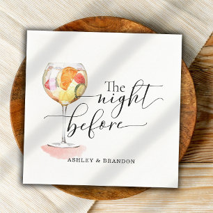 Minimumscript voor cocktail de nacht voor Napkins Servet