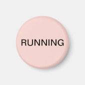 Minimumtunnel blush pink dishwasher magnet (Voorkant)