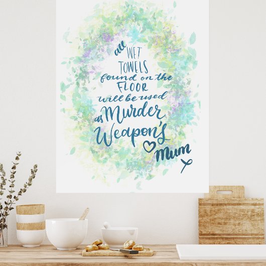 Minimumvoorschriften Poster (Keuken)