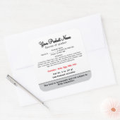 Mininesota Cottage Food Law Label home bakkerij (Envelop)