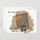 Mining Cave - We hebben ons verplaatst Aankondigingskaart (Voorkant / Achterkant)