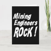 Mining Engineers Rock! Wenskaart Kaart (Voorkant)