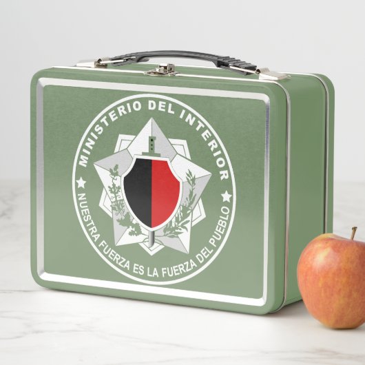 MININT Cuba Metal Lunch Box (In situ)