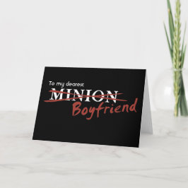 Minion Boyvriend Kaart