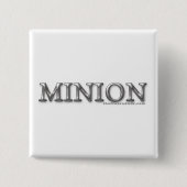 Minion Vierkante Button 5,1 Cm (Voorkant)