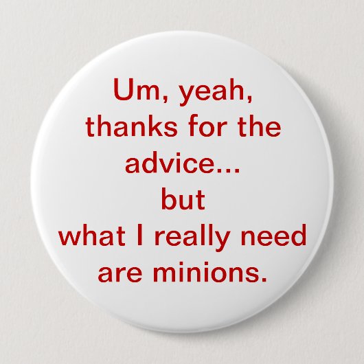 Minionen Ronde Button 4,0 Cm (Voorkant)