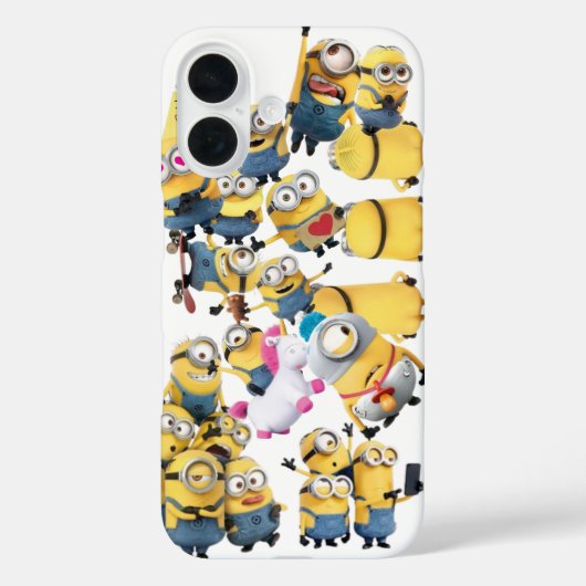 Minions Iphone 16 Phone case (Achterkant)