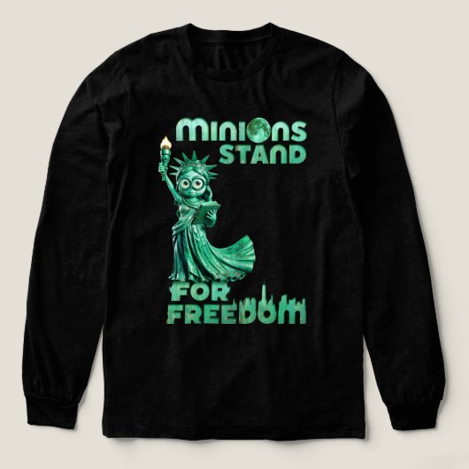 Minions staan voor vrijheid Tri-Blend shirt (Voorkant)