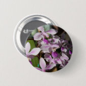 miniorchideeën ronde button 5,7 cm (Voorkant /achterkant)