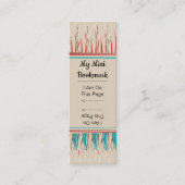 Minipaginamarkeerteken voor lijnen met verf mini visitekaartje (Voorkant)