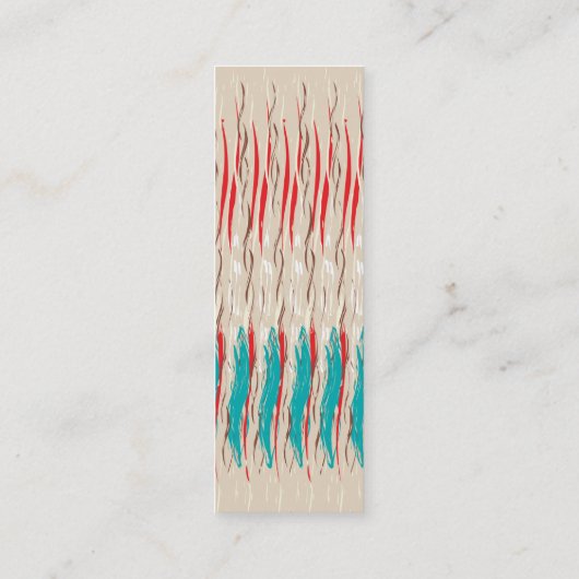 Minipaginamarkeerteken voor lijnen met verf mini visitekaartje (Achterkant)