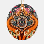 miniroet keramisch ornament (Links)