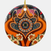 miniroet keramisch ornament (Achterkant)