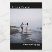 Mini's foto's van Liefde & Bedankt - Minimalistisc Wijn Etiket (Enkel label)