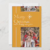 Miniscrapboek | Kerstvakantie 3 foto's Feestdagenkaart (Voorkant)