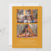 Miniscrapboek | Kerstvakantie 3 foto's Feestdagenkaart (Achterkant)