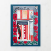 Ministe bal #2 drieluik wenskaart (Cover)