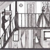 Ministe bal #2 drieluik wenskaart