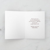 Minister 50e Jubileum van Orde, Zegen Kaart (Binnen)