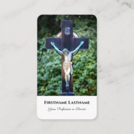 Minister begrafenisondernemer spiritueel genezer h visitekaartje