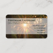 Minister begrafenisondernemer spiritueel healer zo visitekaartje (Achterkant)