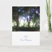 minister kaart (Voorkant)