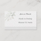 Minister Light Cross Visitekaartjes Visitekaartjes (Voorkant)