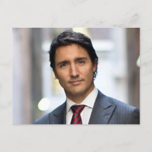 Minister-president Justin Trudeau 2017 Briefkaart