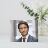 Minister-president Justin Trudeau 2017 Briefkaart (Staand voorkant)