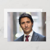Minister-president Justin Trudeau 2017 Briefkaart (Voorkant / Achterkant)