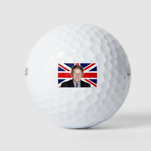 Minister-president van Boris Johnson Golfballen (Voorkant)