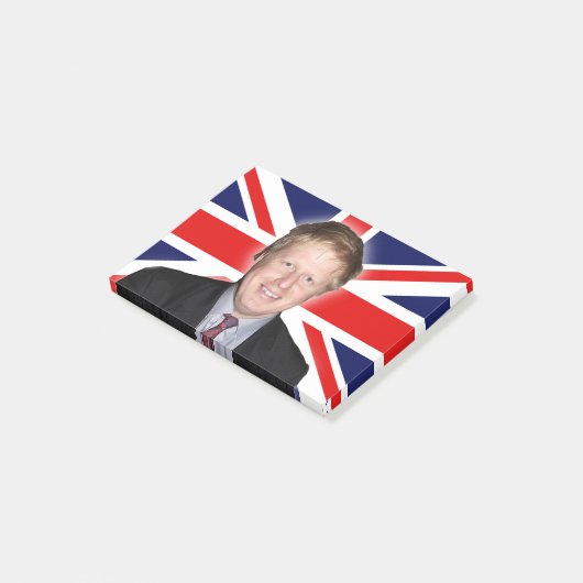 Minister-president van Boris Johnson Post-it® Notes (Schuin)