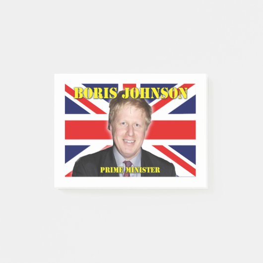 Minister-president van Boris Johnson Post-it® Notes (Voorkant)