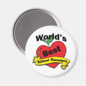 Minister van Beste School ter wereld Magneet (Voorkant / Achterkant)