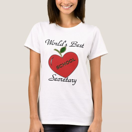 Minister van Beste School ter wereld T-shirt (Voorkant)